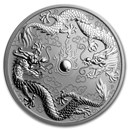2019 Australia 1 oz Silver Double Dragon BU 2019 Australia 1 oz Silver Double Dragon BU